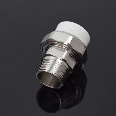 ppr Swivel joint stainless steel connector4Points6Points1Inch stainless steel male threaded union fitting with female thread 32ppr Heating